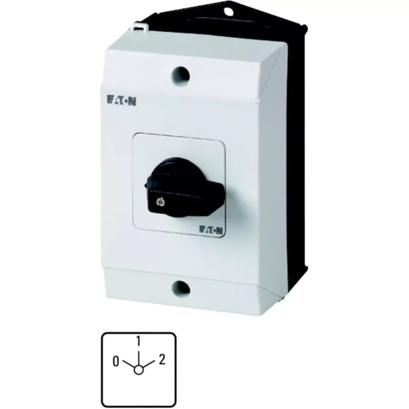 Eaton T0-3-8451/I1 Interruptor de levas 3 polos 20A 690V negro/blanco 207133