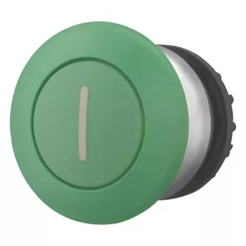 Eaton M22-DRP-G-X1 actuador de pulsador verde enclavado, 22,5 mm, montaje en panel frontal 216753