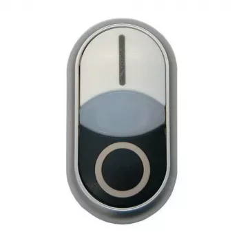 Eaton M22S-DDL-W accionamiento de doble pulsador, luminoso, blanco 216707