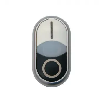 Eaton M22S-DDL-W accionamiento de doble pulsador, luminoso, blanco 216707