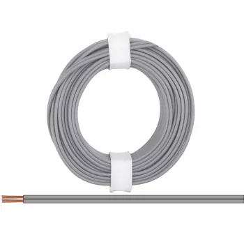 Donau Elektronik 218-99 cable flexible 2 x 0,14 mm² gris 5 m