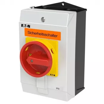 Eaton P1-25/I2-SI/N interruptor de seguridad, 3 polos + N, 25 A, montaje frontal, IP65 207312