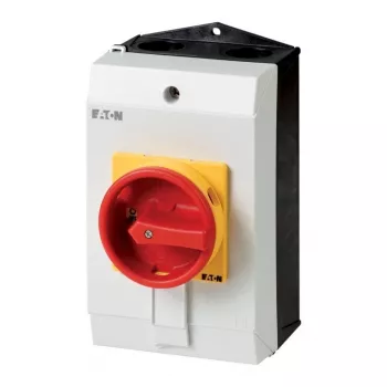 Eaton P1-25/I2-SI/N interruptor de seguridad, 3 polos + N, 25 A, montaje frontal, IP65 207312