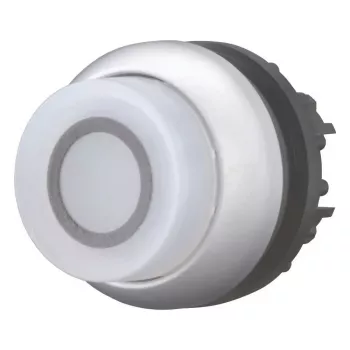 Eaton Moeller M22-DRLH-W-X0 accionamiento de pulsador luminoso, saliente, blanco, momentáneo, 22,5 mm 216806