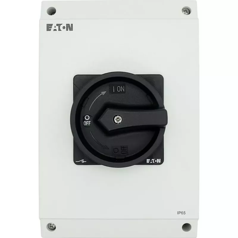 Eaton P3-63/I4/SVB-SW/HI11 interruptor giratorio, de 3 polos, negro/blanco 207345