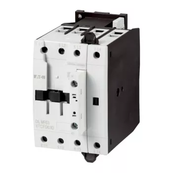 Eaton DILMP63 contactor de potencia, 3 polos, 63 A, bobina 230 V AC 50 Hz / 240 V AC 60 Hz, 1 NA + 1 NC, IP00 109855