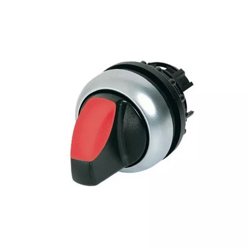 Eaton M22-WRLK-R interruptor de palanca, negro/rojo/plata 216825