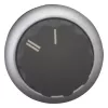 Eaton M22-WR-X92 selector, 2 posiciones, enclavado, botón giratorio, negro