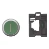 Eaton M22-D-G-X1-K10-BVP pulsador con anillo frontal de plástico, verde, 1 NA 110937