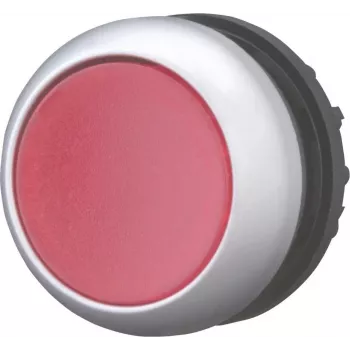 Eaton M22-DRL-R accionamiento de pulsador luminoso, momentáneo, rojo, anillo frontal titanio, 22,5 mm 216946