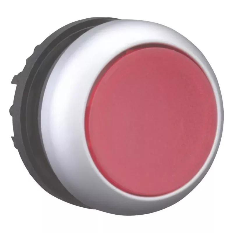 Eaton M22-DRL-R interruptor pulsador, negro/metálico/rojo 216946