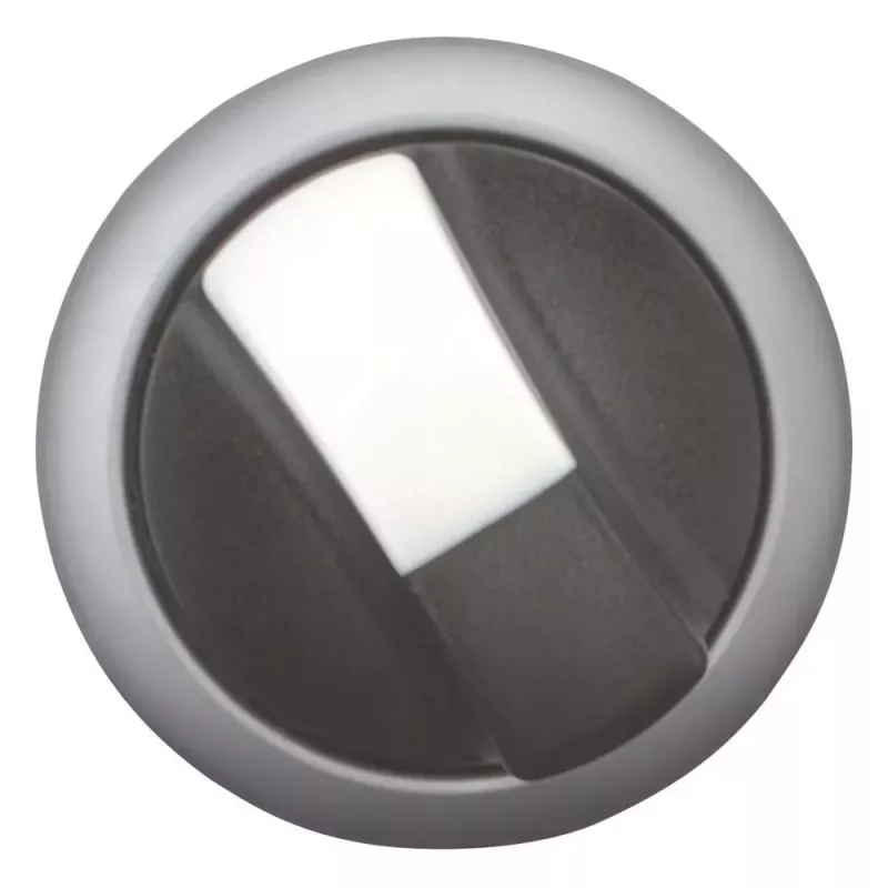 Eaton M22-WKV selector giratorio, mando, posición en V, con enclavamiento, IP66, negro/gris 216874