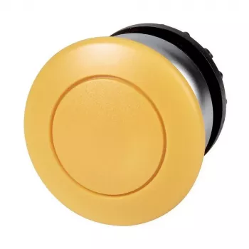 Eaton M22-DP-Y accionamiento de pulsador enrasado amarillo, momentáneo, 22,5 mm, IP66/IP67/IP69K 216718