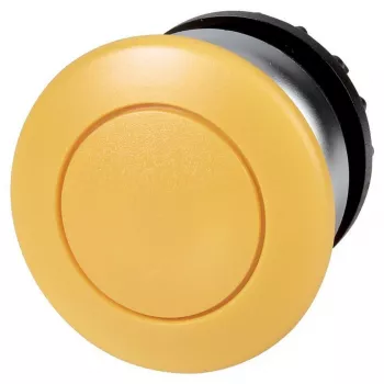 Eaton M22-DP-Y accionamiento de pulsador enrasado amarillo, momentáneo, 22,5 mm, IP66/IP67/IP69K 216718