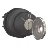 Eaton M22S-WRS3 selector accionado por llave, 3 posiciones, enclavado, negro 216901