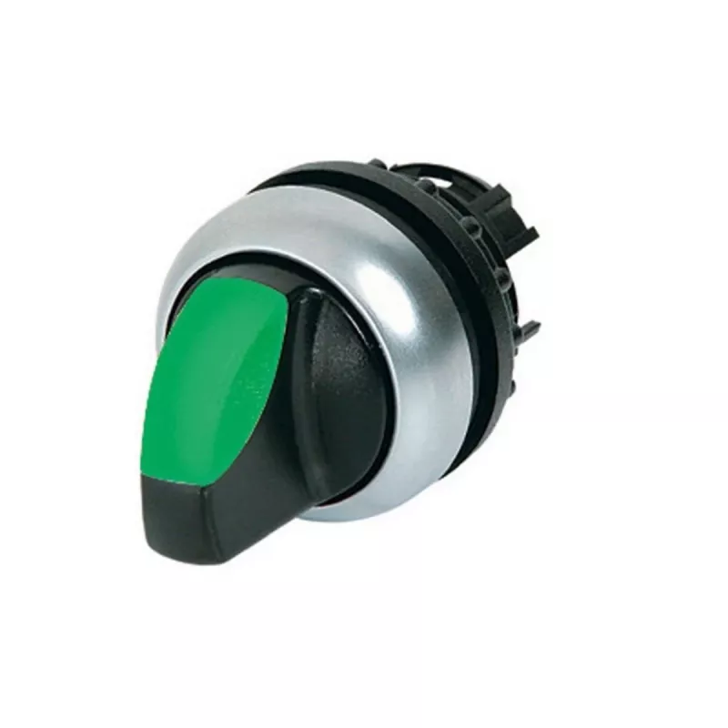Eaton M22-WLK-G interruptor de llave, 2 posiciones, enclavado, negro/plata 216816
