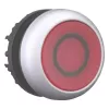 Eaton M22-DL-R-X0 interruptor pulsador, negro/metálico/rojo 216936