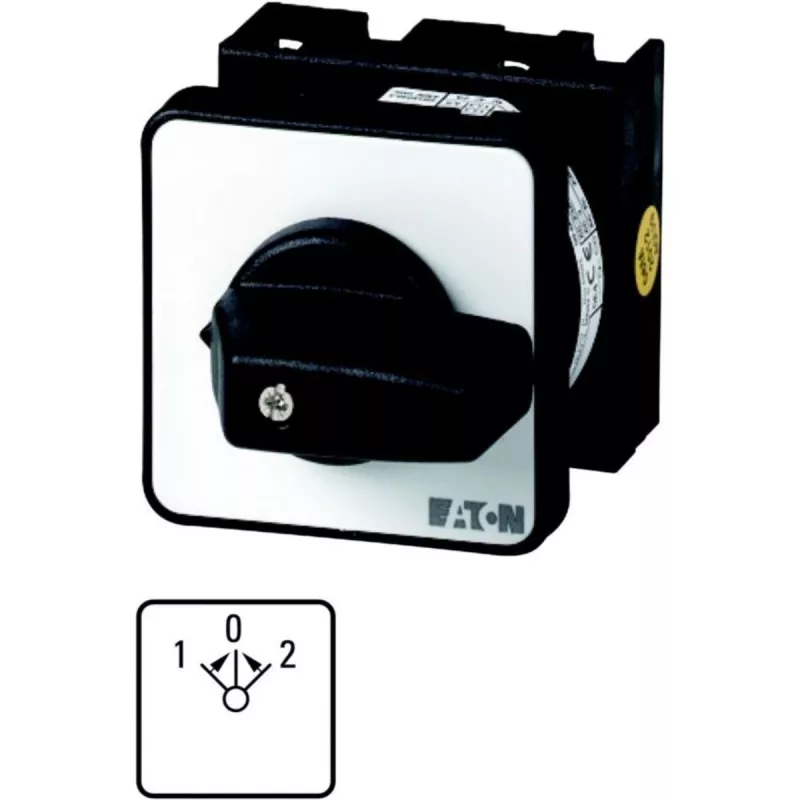 Eaton T0-3-8228/E interruptor de leva 3 polos, 20 A, ON-OFF, negro 015112