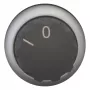 Eaton M22-W actuador de selector, anillo frontal de plástico, negro