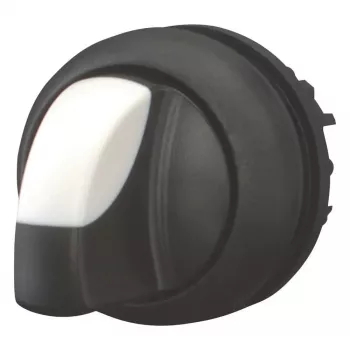 Eaton M22S-WRK3 accionamiento de selector, 3 posiciones, enclavamiento, empuñadura negra con marca blanca, montaje 22,5 mm 216873