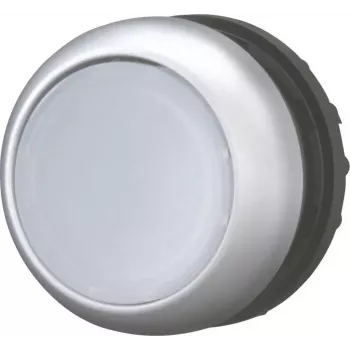 Eaton M22-DRL-W accionamiento de pulsador RMQ-Titan, pulsador blanco, anillo frontal negro, 22,5 mm 216944