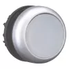 Eaton M22-DRL-W actuador de pulsador luminoso, plano, con enclavamiento, negro/metálico/blanco