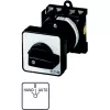 Eaton T0-1-15431/Z interruptor, unipolar, negro/blanco