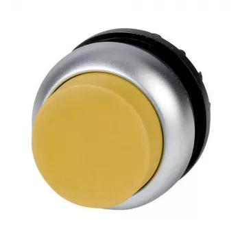 Eaton M22-DLH-Y accionamiento de pulsador iluminado, elevado, amarillo, liso 216971