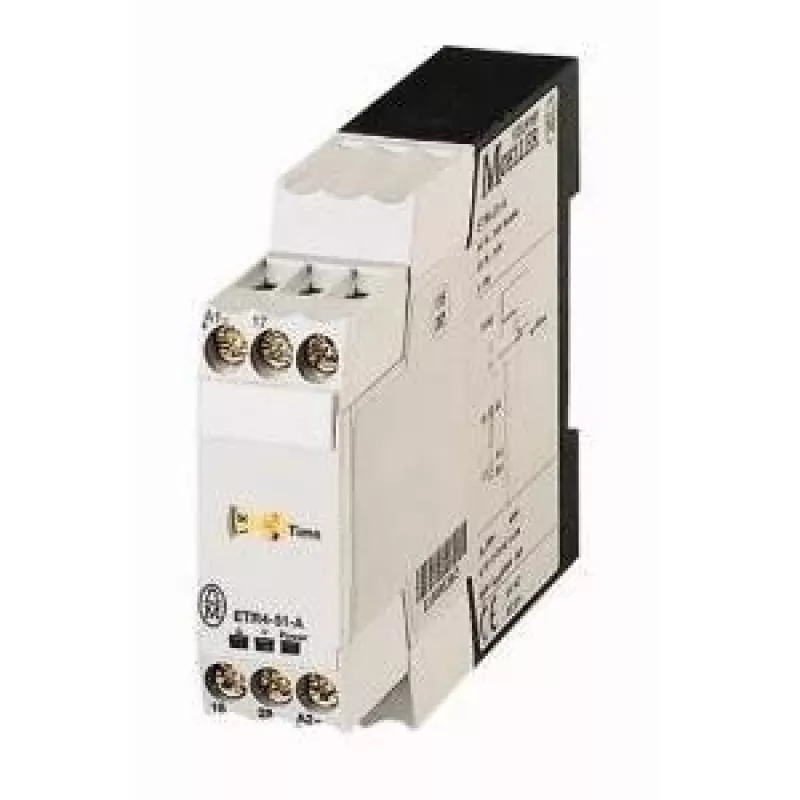 Eaton ETR4-51-A relé temporizador estrella-triángulo, 24-240V AC/DC, 3-60s, 2 CO, carril DIN 031884