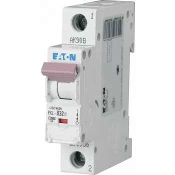 Eaton PXL-C32/1 interruptor automático (MCB), 1 polo, curva C, 32 A, 6 kA, 230/400 V AC 236062