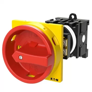Eaton T0-2-1/V/SVB interruptor de leva bloqueable 20 A 1 polo 90° rojo/amarillo