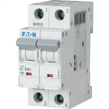 Eaton PXL-C16/2 interruptor automático, 2 polos, 16 A, curva C, 6 kA 236289