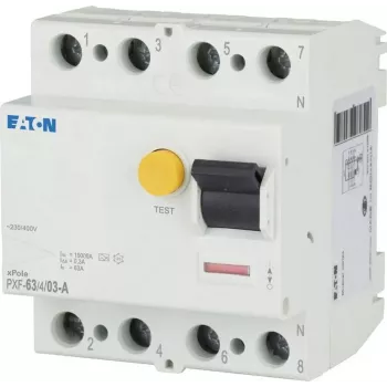 Eaton PXF-63/4/03-A interruptor diferencial (RCCB), 63 A, 4 polos, 300 mA, tipo A 236804