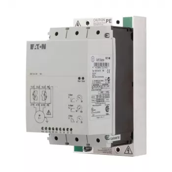 Eaton DS7-340SX041N0-N arrancador suave DS7, 41 A, 22 kW a 400 V, 200–480 V AC, tensión de control 24 V DC, bypass integrado (134916)