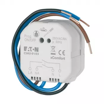 Eaton xComfort actuador de conmutación por radio, omnipolar, 16A, montaje empotrado