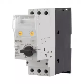 Eaton PKE65/X guardamotor con bloque de disparo, 16-65 A, 3 polos, 690 V AC 138516