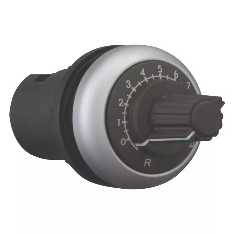 Eaton M22-R470K potenciómetro rotativo, 470 kΩ, 0,5 W, una vuelta, lineal, montaje en panel