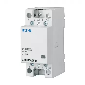 Eaton Z-SCH2 contactor de instalación 230V AC 25A 3NO+1NC carril DIN 248846