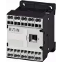 Eaton DILEM-01-G-C(24VDC) minicontactor, 3 polos, 1 NC, bobina 24 V DC, 9 A, 4 kW, IP20, negro/blanco 230167