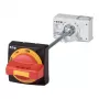 Eaton NZM2-XTVDV maneta giratoria con acoplamiento de puerta, bloqueable, roja 260180