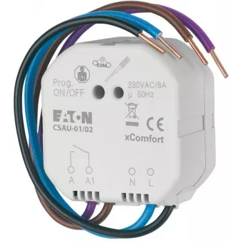 Eaton xComfort actuador de conmutación por radio, libre de potencial, 16 A, 1 canal, empotrar (240694)