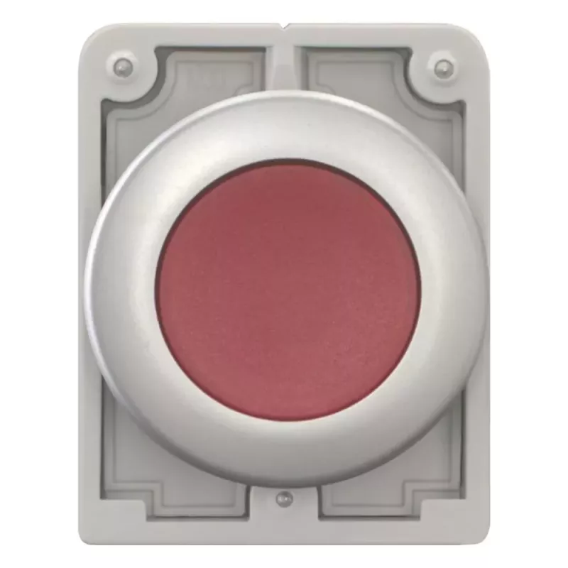 Eaton M30C-FDL-R pulsador redondo plano cromado rojo 182926