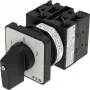Eaton T0-3-8401/E interruptor rotativo ON-OFF 3 polos, 20 A, 690 V AC, empuñadura negra, montaje en panel frontal 091047
