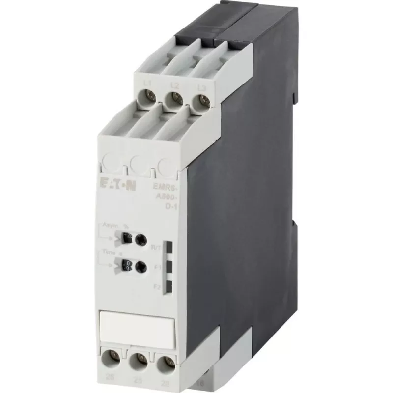 Eaton EMR6-A500-D-1 relé de control de corriente, 0,5-500 A, 24-240 V AC/DC, 2 CO, carril DIN 184762