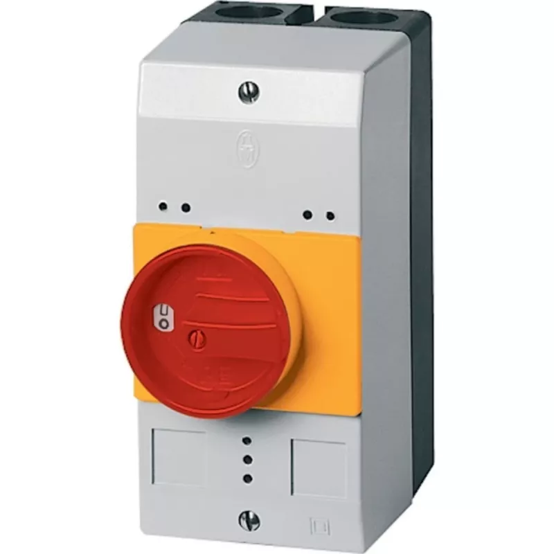 Eaton CI-PKZ0-GRVM carcasa con interruptor rotativo, rojo/amarillo, 158 x 80 x 126 mm 263525