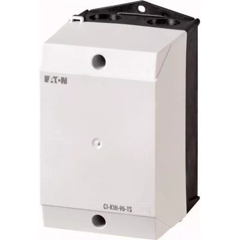 Eaton CI-K1H caja vacía para montaje en carril DIN, 80 x 120 x 95 mm, gris claro (RAL 7035)/negro (RAL 9005) 105853