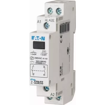 Eaton Z-S230/SS Contactor modular 2NO 20A 230V AC blanco 265271