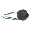 EATON conector macho recto M12 codificado A de 4 polos, conexión por tornillo, IP65/IP67, 230V/4A, carcasa de PBT, contactos dorados, cable 4-6mm 266135