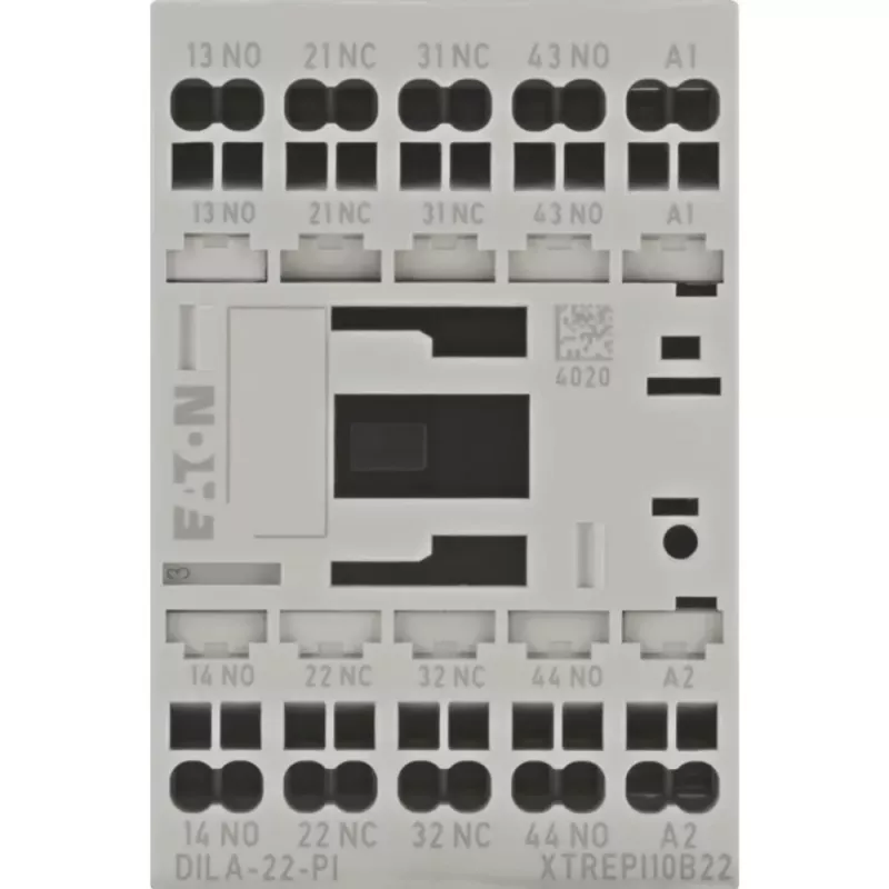 EATON DILA-22(24VDC)-PI contactor auxiliar, bobina 24 V DC, 2NO+2NC, conexiones push-in 199218