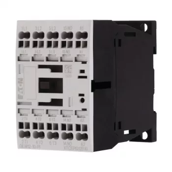 Eaton DILM12-10 contactor, tripolar, 1 contacto auxiliar NO, bobina 230 V AC, 12 A, 5,5 kW 199239